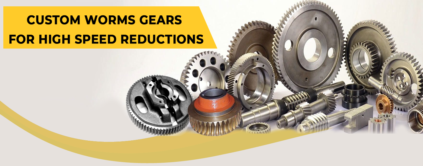 Custom Worms Gears for high speed reductions